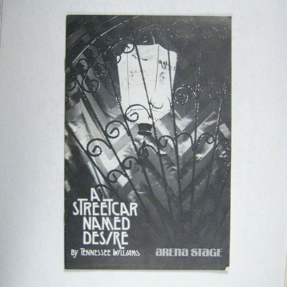 Streetcar Named Desire Arena Stage Program 1978 Tennessee Williams Washington DC
